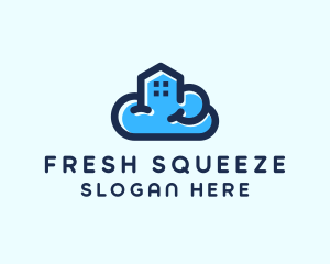 Blue Cloud Home logo design