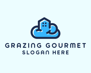 Blue Cloud Home logo design