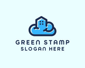 Blue Cloud Home logo design