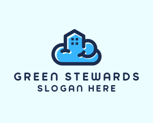 Blue Cloud Home logo design