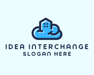 Blue Cloud Home logo design