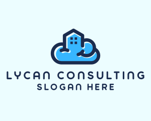 Blue Cloud Home logo design