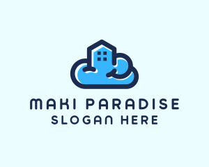 Blue Cloud Home logo design