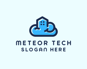 Blue Cloud Home logo design