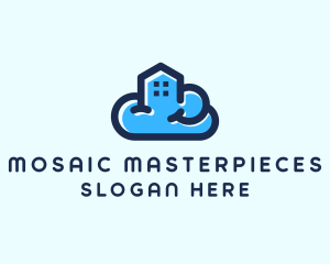 Blue Cloud Home logo design