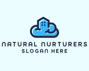 Blue Cloud Home logo design