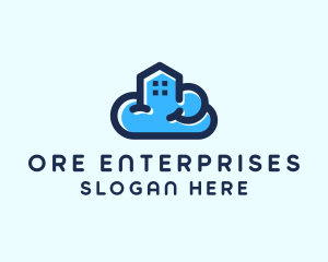 Blue Cloud Home logo design