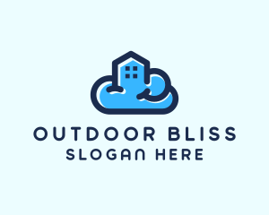 Blue Cloud Home logo design