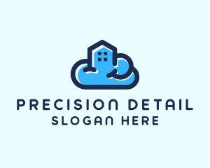 Blue Cloud Home logo design