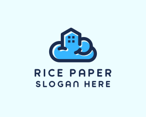 Blue Cloud Home logo design