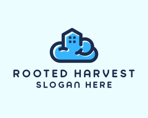 Blue Cloud Home logo design