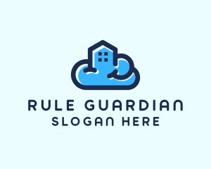 Blue Cloud Home logo design