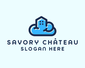 Blue Cloud Home logo design