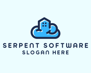 Blue Cloud Home logo design