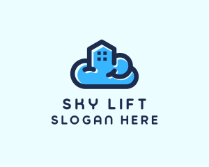 Blue Cloud Home logo design