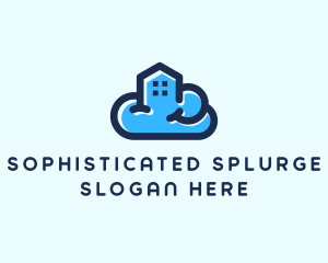 Blue Cloud Home logo design