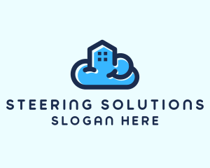 Blue Cloud Home logo design