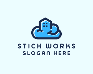 Blue Cloud Home logo design