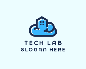 Blue Cloud Home logo design