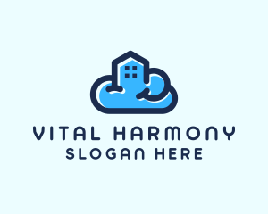 Blue Cloud Home logo design