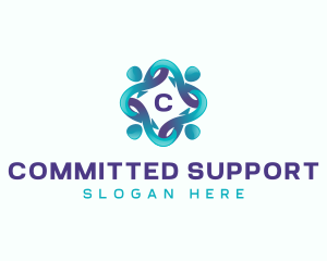 Volunteer People Community logo design