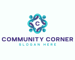 Volunteer People Community logo design