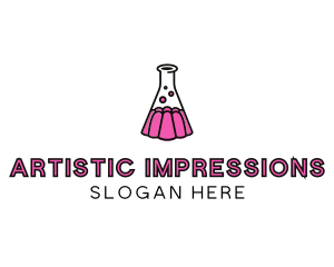 Jelly Science Lab Experiment logo design