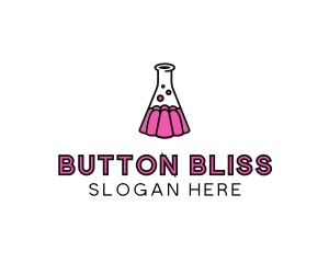 Jelly Science Lab Experiment logo design