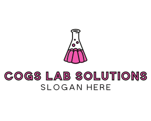 Jelly Science Lab Experiment logo design