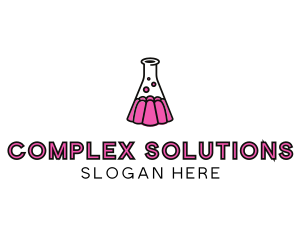 Jelly Science Lab Experiment logo design