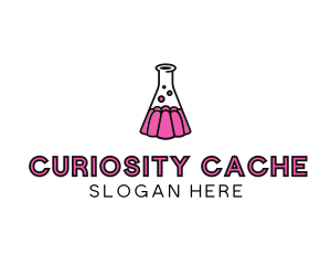 Jelly Science Lab Experiment logo design