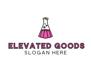 Jelly Science Lab Experiment logo design