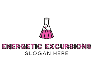 Jelly Science Lab Experiment logo design