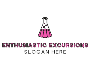 Jelly Science Lab Experiment logo design