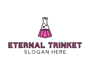 Jelly Science Lab Experiment logo design