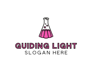 Jelly Science Lab Experiment logo design