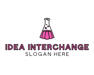 Jelly Science Lab Experiment logo design