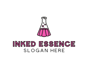 Jelly Science Lab Experiment logo design