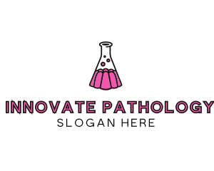 Jelly Science Lab Experiment logo design