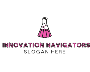 Jelly Science Lab Experiment logo design