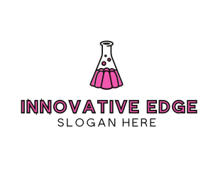 Jelly Science Lab Experiment logo design