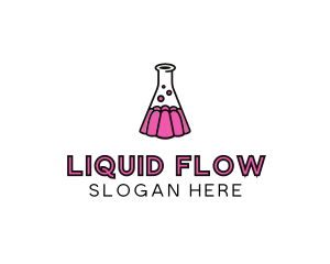 Jelly Science Lab Experiment logo design