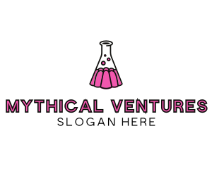 Jelly Science Lab Experiment logo design