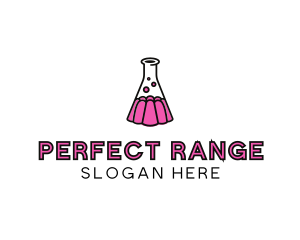 Jelly Science Lab Experiment logo design