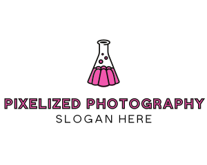 Jelly Science Lab Experiment logo design