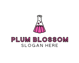 Jelly Science Lab Experiment logo design