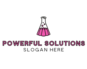 Jelly Science Lab Experiment logo design