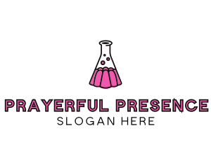 Jelly Science Lab Experiment logo design