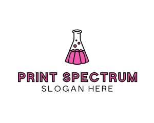 Jelly Science Lab Experiment logo design