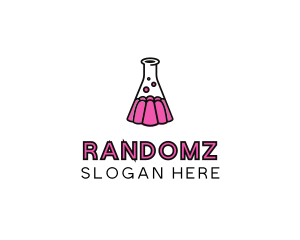 Jelly Science Lab Experiment logo design